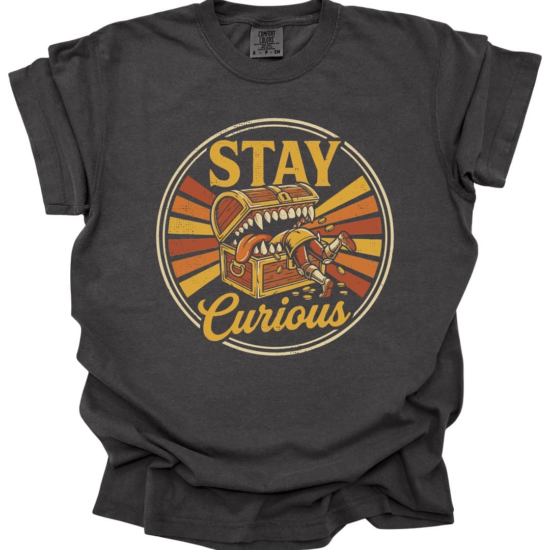 Printify T-Shirt Pepper / S Stay Curious Mimic T-Shirt - Comfort Colors