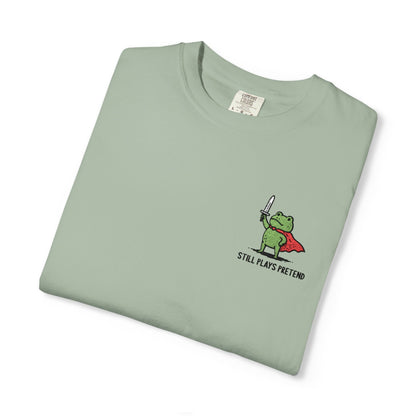 Printify T-Shirt Bay / S Still Plays Pretend Embroidery T-shirt