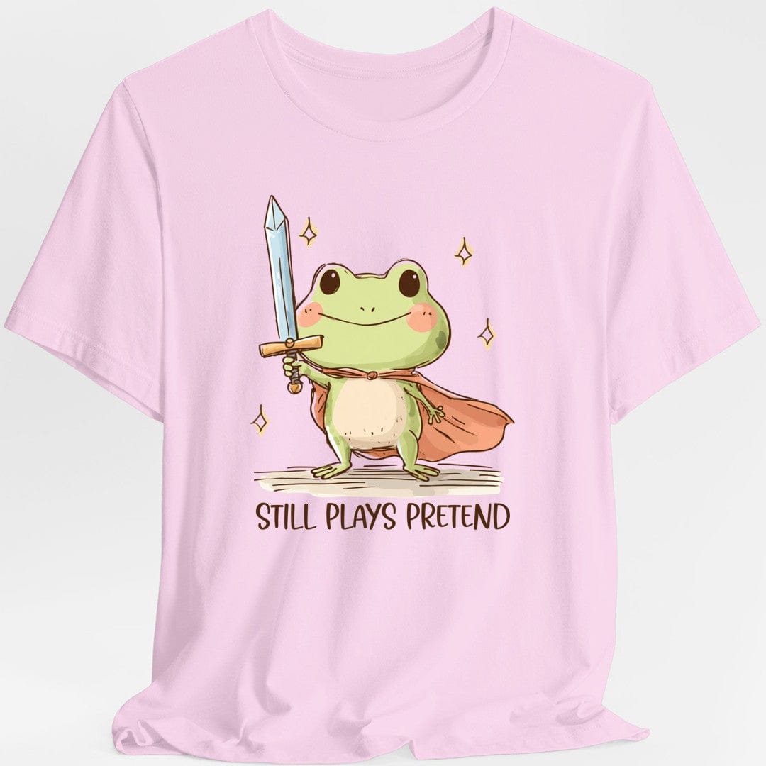 Printify T-Shirt Light Pink / S Still Plays Pretend T-Shirt