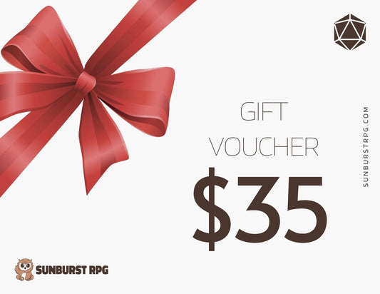 Sunburst RPG Digital $35.00 Sunburst RPG Dungeons & Dragons Gift Card - Digital
