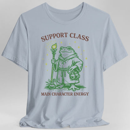 Printify T-Shirt Light Blue / S Support Class T-Shirt
