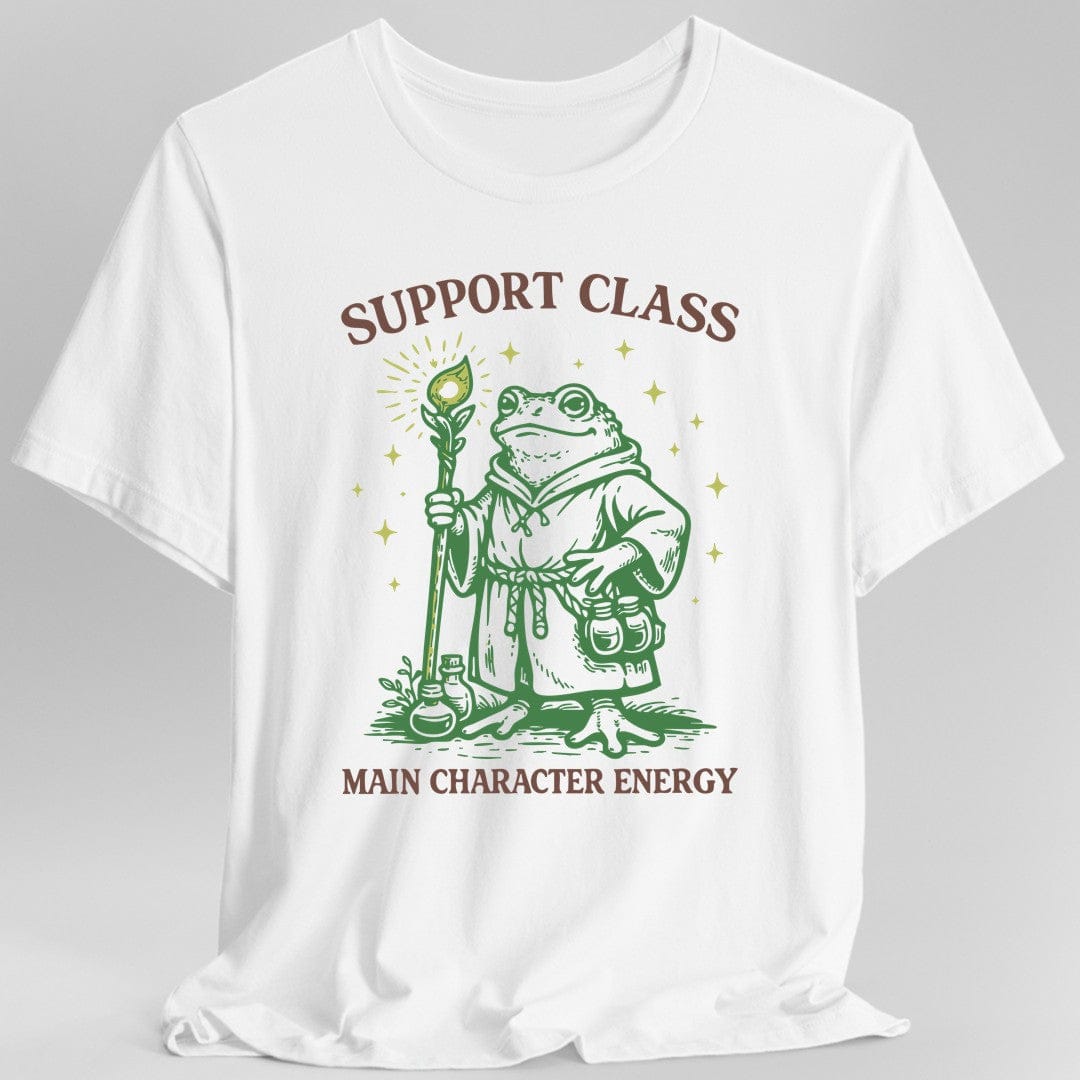 Printify T-Shirt White / S Support Class T-Shirt