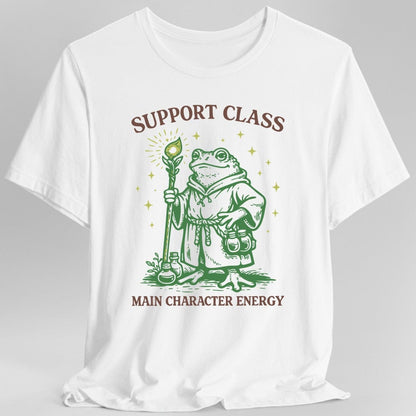 Printify T-Shirt White / S Support Class T-Shirt