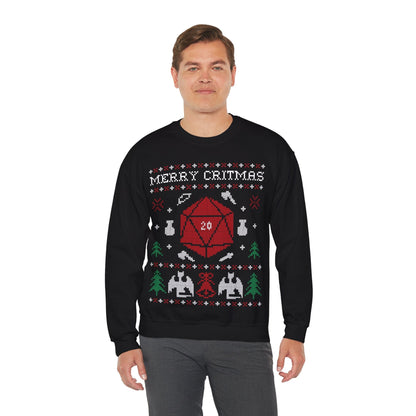 D&D Ugly Christmas Sweater Sweatshirt Sweatshirt