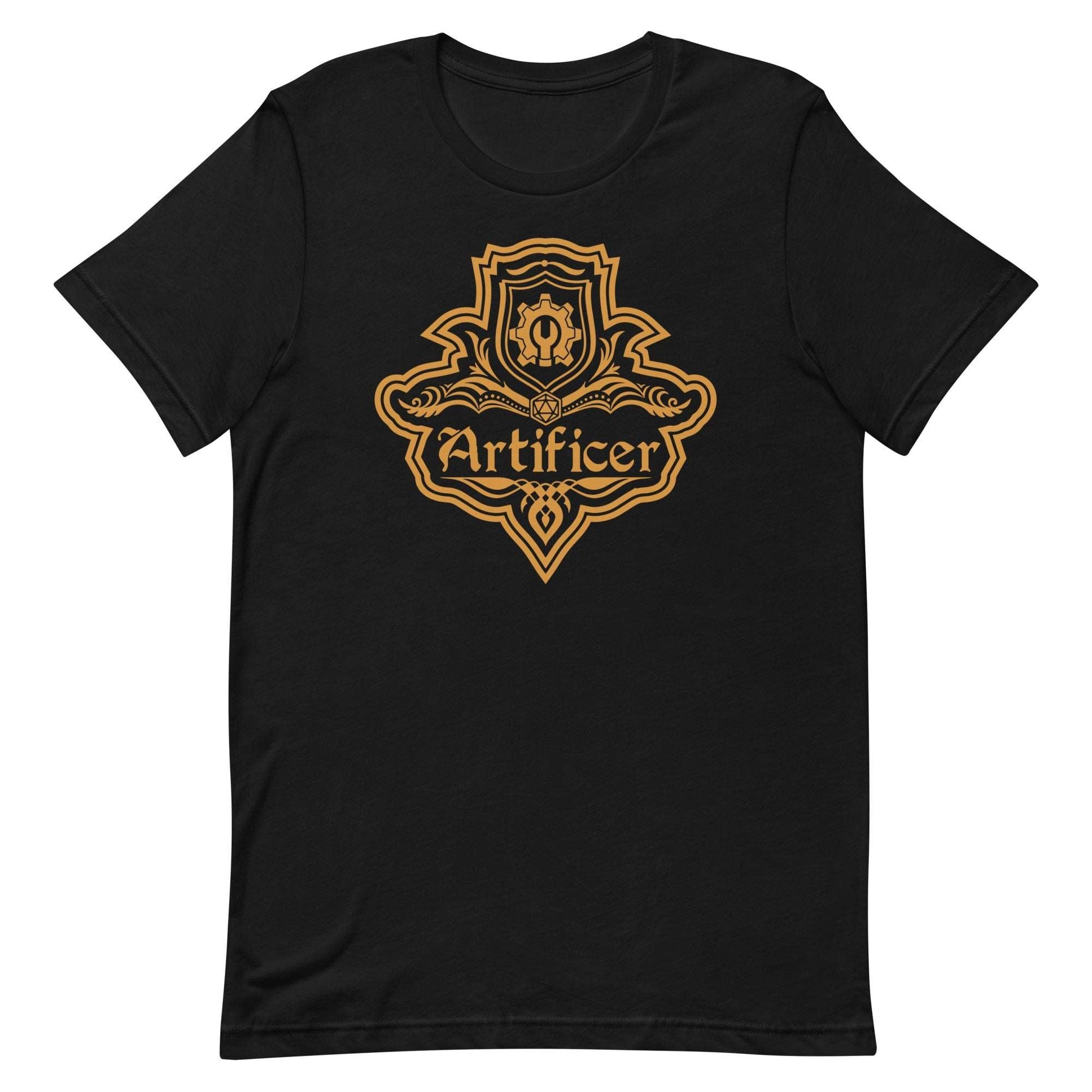 Artificer Class Emblem T-Shirt – DnD Artificer Tee T-Shirt Black / S