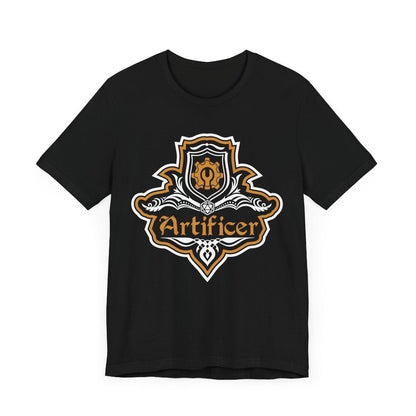 D&D Artificer Class Fancy Emblem T-Shirt T-Shirt Black / S