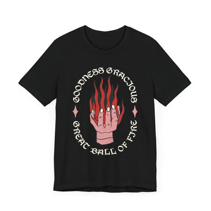 D&D Fireball Spell T-shirt T-Shirt Black / S