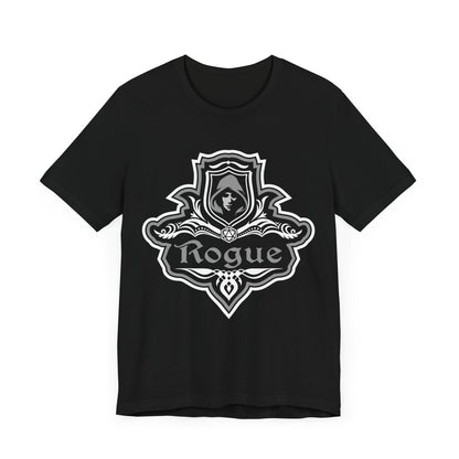 D&D Rogue Class Fancy Emblem T-Shirt T-Shirt Black / S