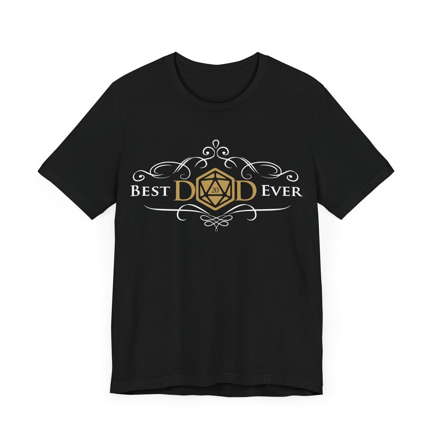 DnD Best Dad T-Shirt T-Shirt Black / S