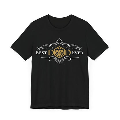 DnD Best Dad T-Shirt T-Shirt Black / S