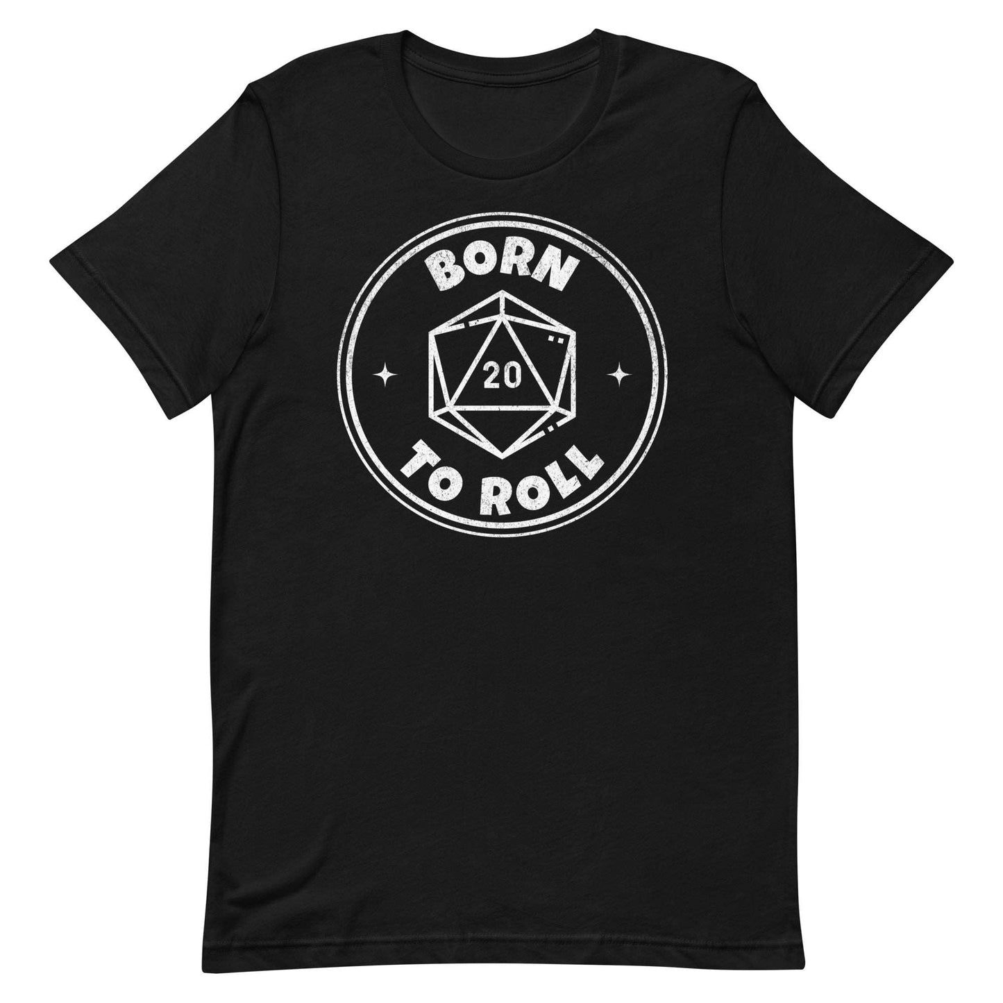 DnD Born To Roll D20 Shirt - Dungeons & Dragons D20 Tshirt T-Shirt Black / S