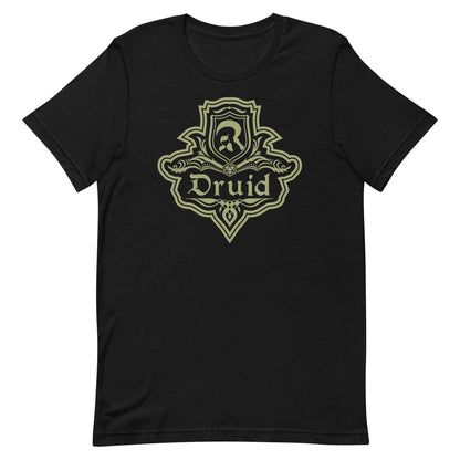 DnD Druid Class Emblem T-Shirt - Dungeons & Dragons Druid Tee T-Shirt Black / S
