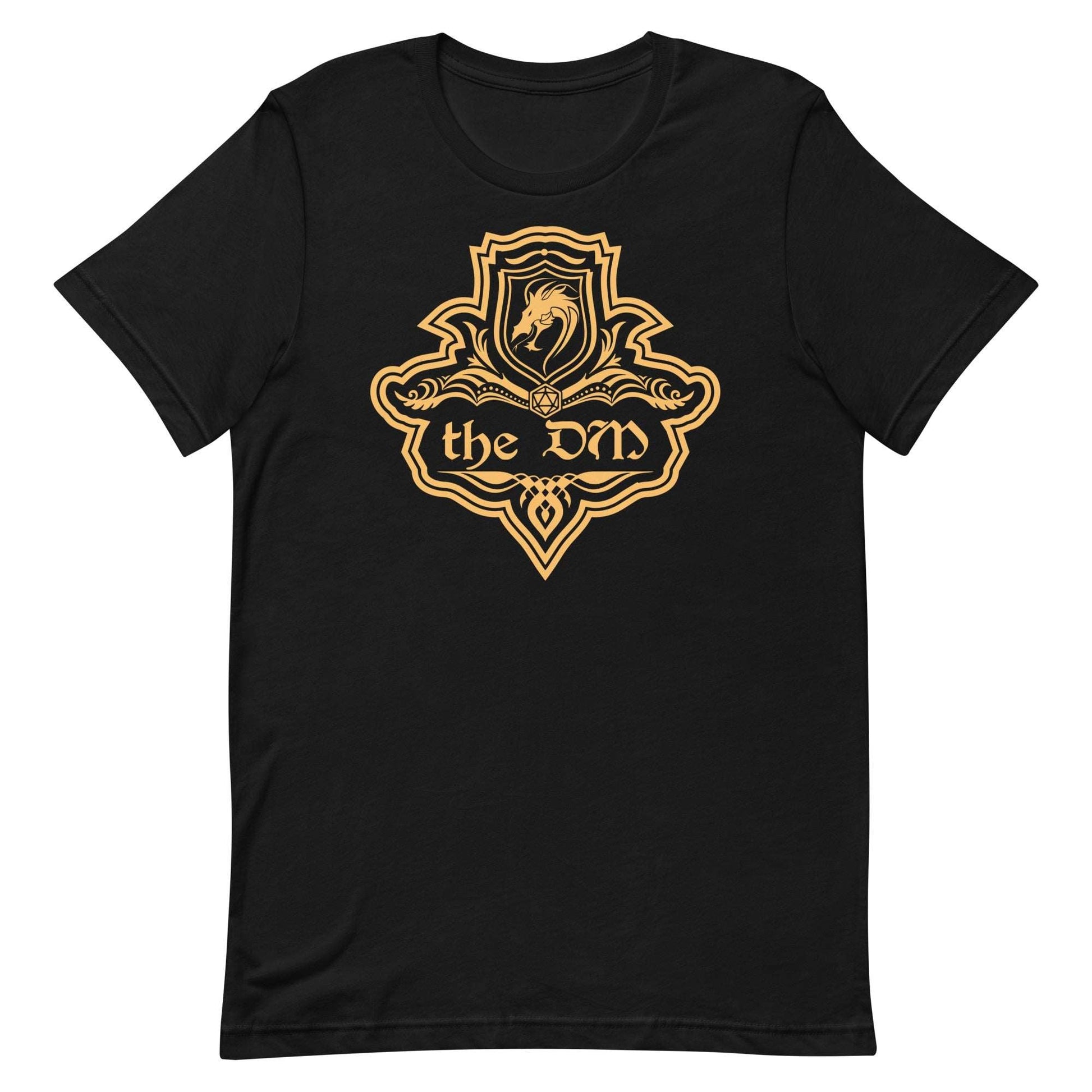 DnD Dungeon Master Emblem T-Shirt - Dungeons & Dragons DM Tee T-Shirt Black / S