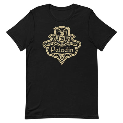 DnD Paladin Class Emblem T-Shirt - Dungeons & Dragons Paladin Tee T-Shirt Black / S