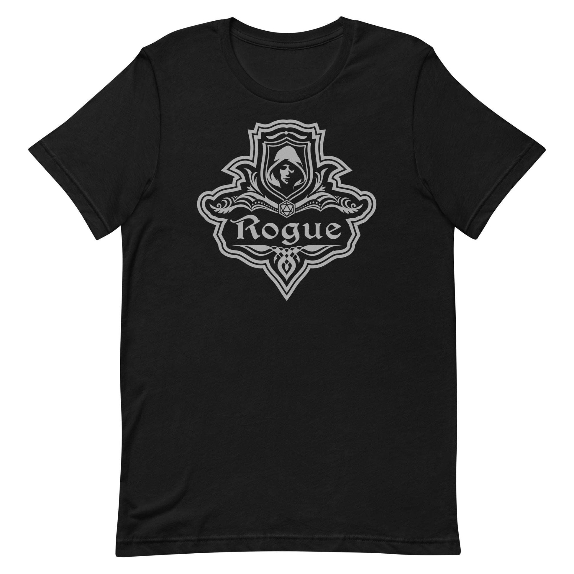 DnD Rogue Class Emblem T-Shirt - Dungeons & Dragons Rogue Tee T-Shirt Black / S