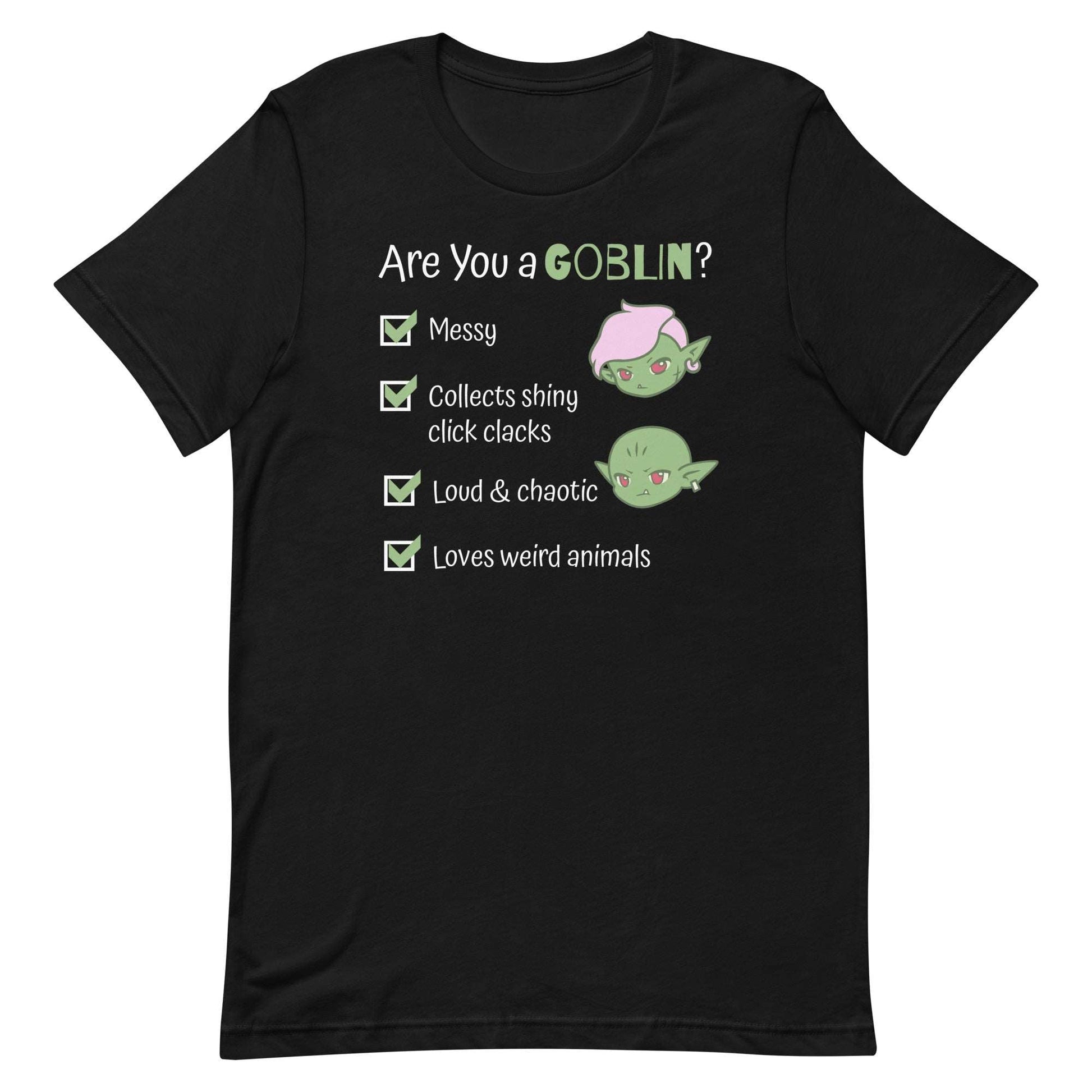 Goblin Quiz Shirt - Funny DnD Goblin Friend T-shirt T-Shirt Black / S