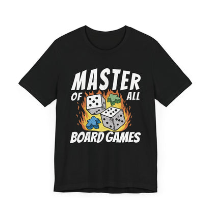 Master of All Board Games Unisex T-shirt T-Shirt Black / S