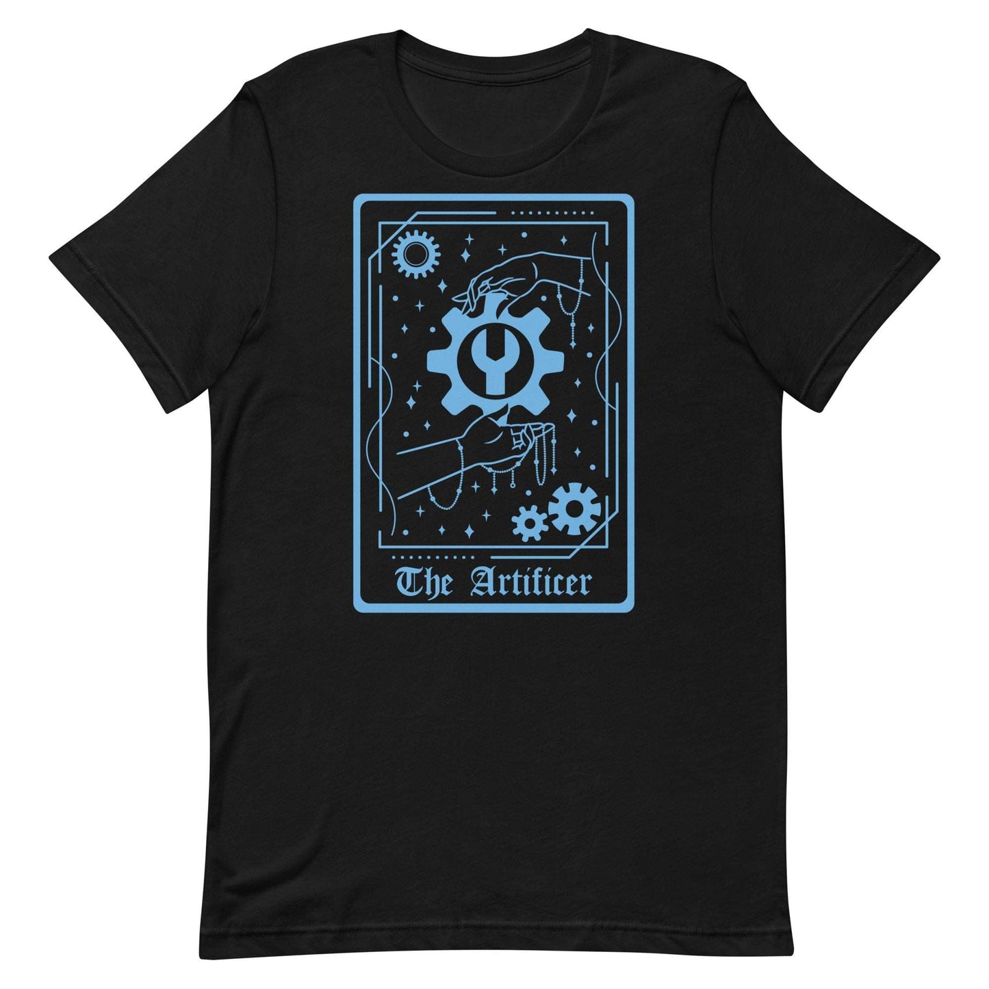 The Artificer Tarot Card T-Shirt – DnD Class Series T-Shirt Black / S