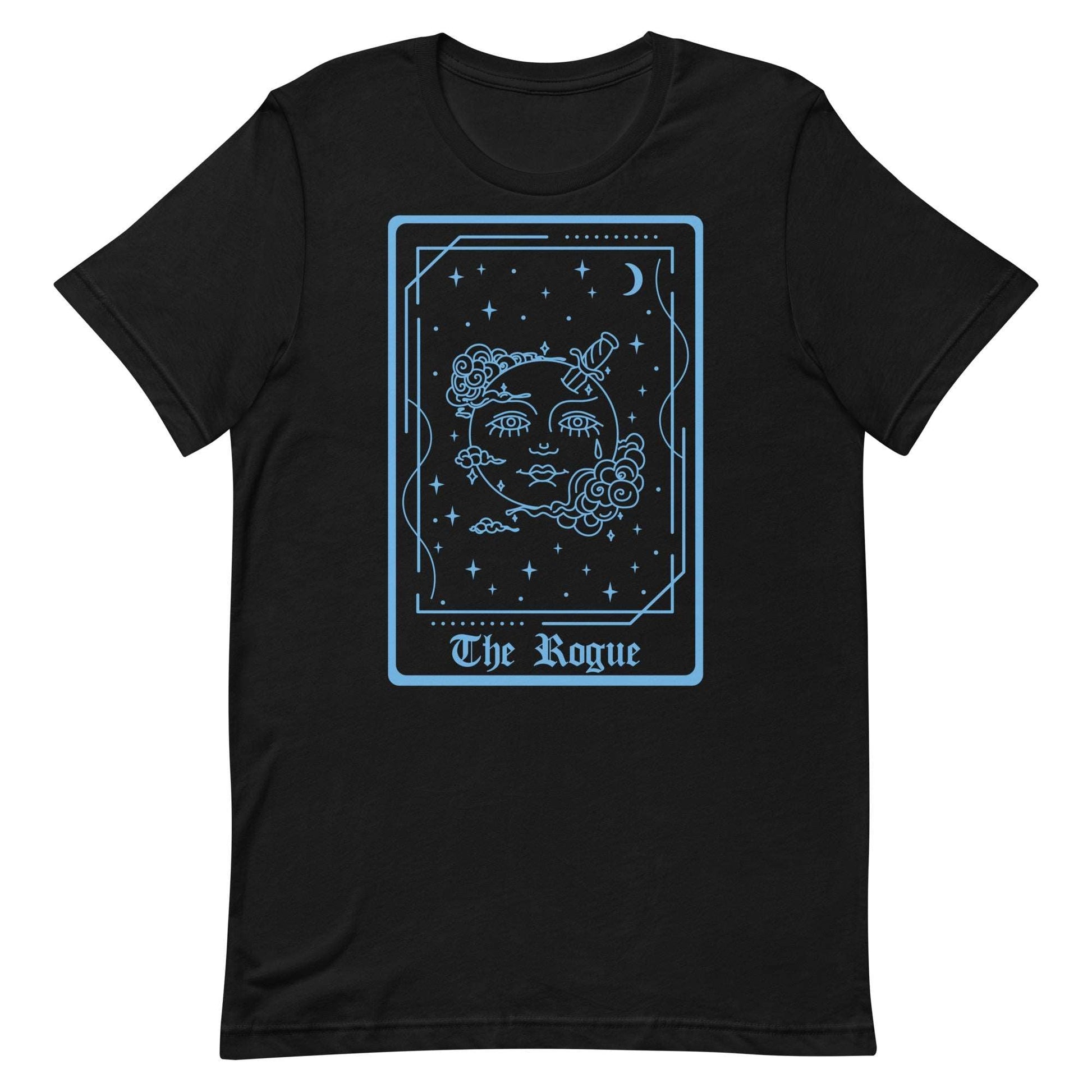 The Rogue Tarot Card T-Shirt – DnD Class Series T-Shirt Black / S