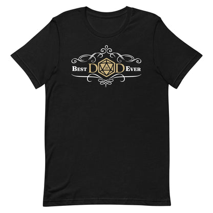 DnD Best Dad Shirt - Dungeons & Dragons Father's Day T-Shirt T-Shirt Black / XS