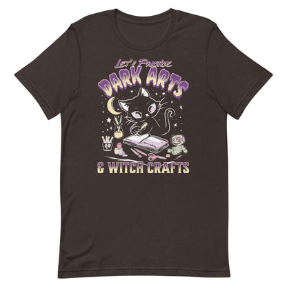 Let's Practice Dark Arts & Witch Crafts Unisex T-shirt T-Shirt Brown / S