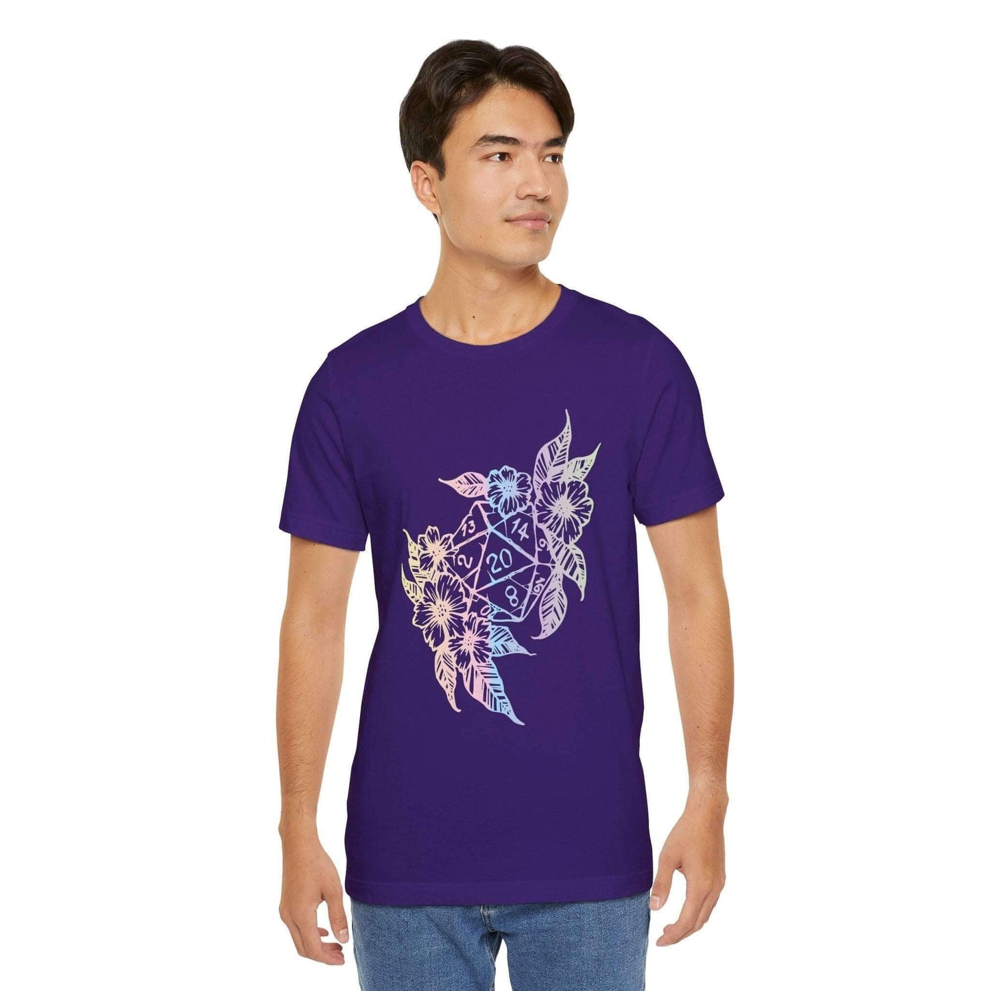 D&D D20 Flower Shirt - Dungeons & Dragons T-shirt T-Shirt