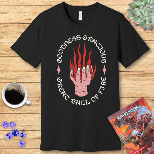 D&D Fireball Spell T-shirt T-Shirt