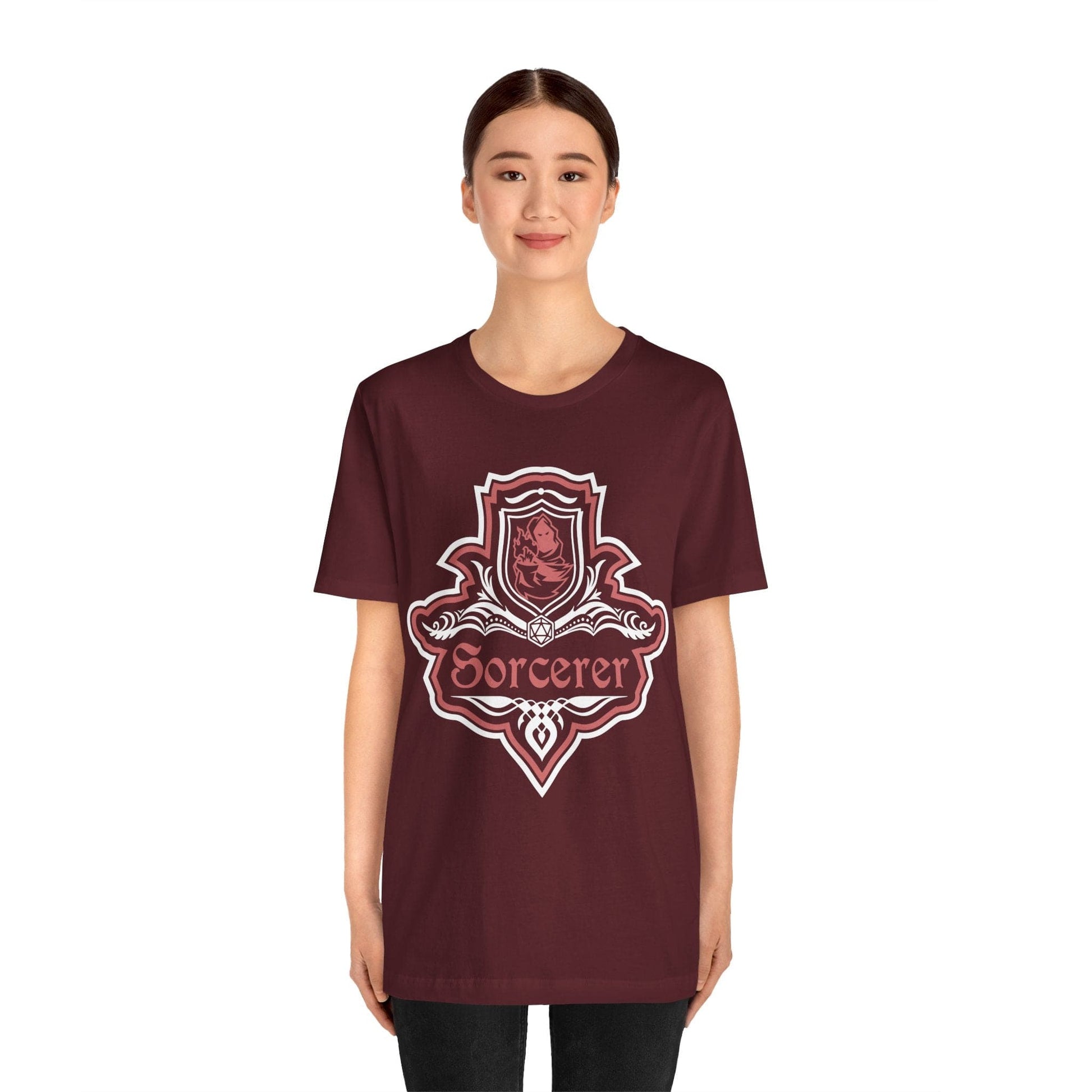 D&D Sorcerer Class Fancy Emblem T-Shirt T-Shirt