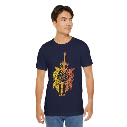 D&D Sword D20 T-shirt T-Shirt