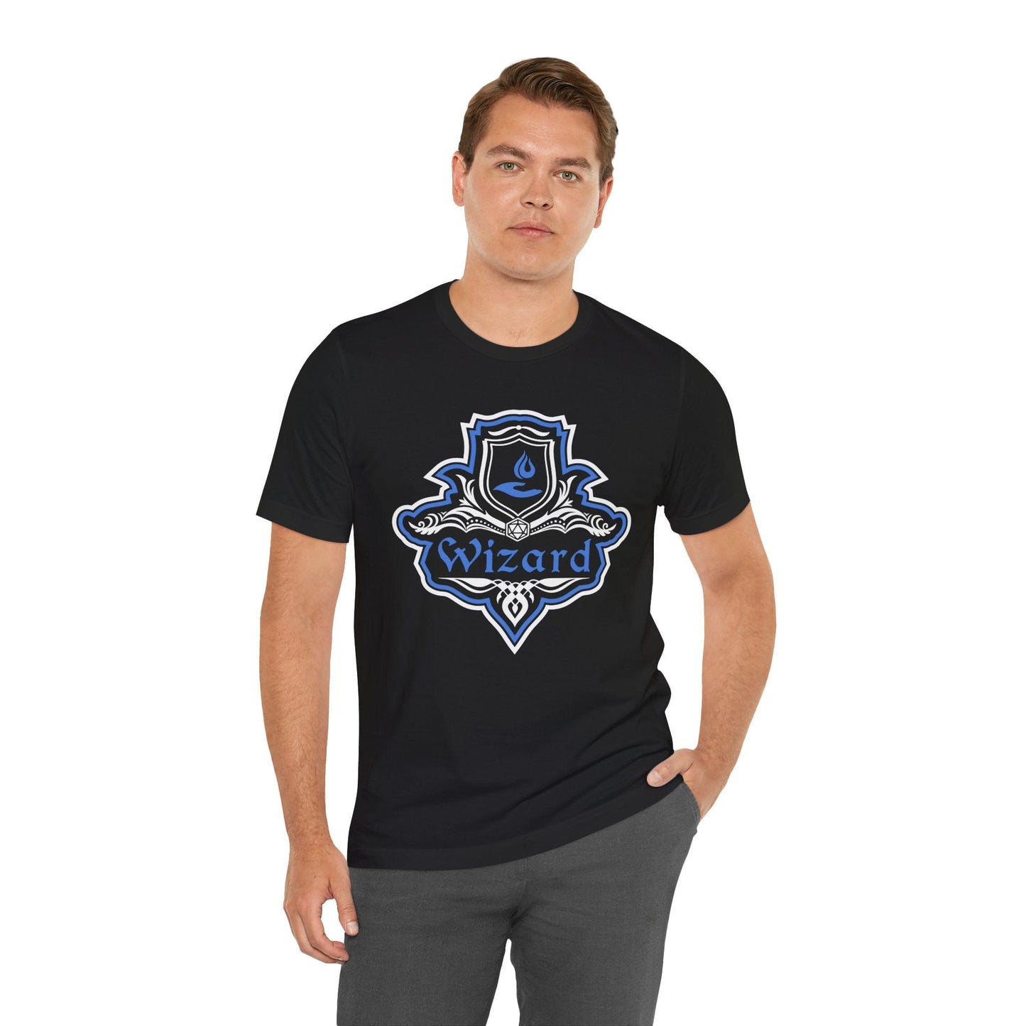 D&D Wizard Class Fancy Emblem T-Shirt T-Shirt