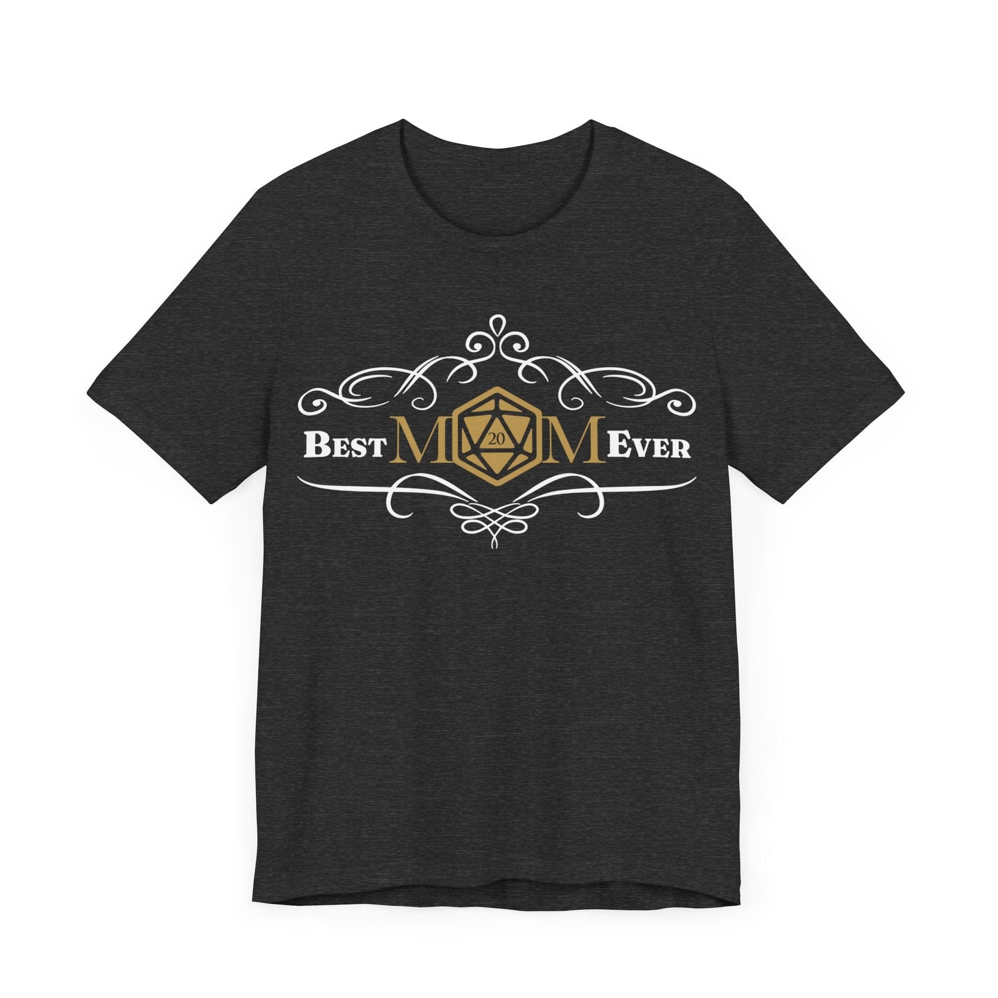 DnD Best Mom Ever T-Shirt T-Shirt Dark Grey Heather / S