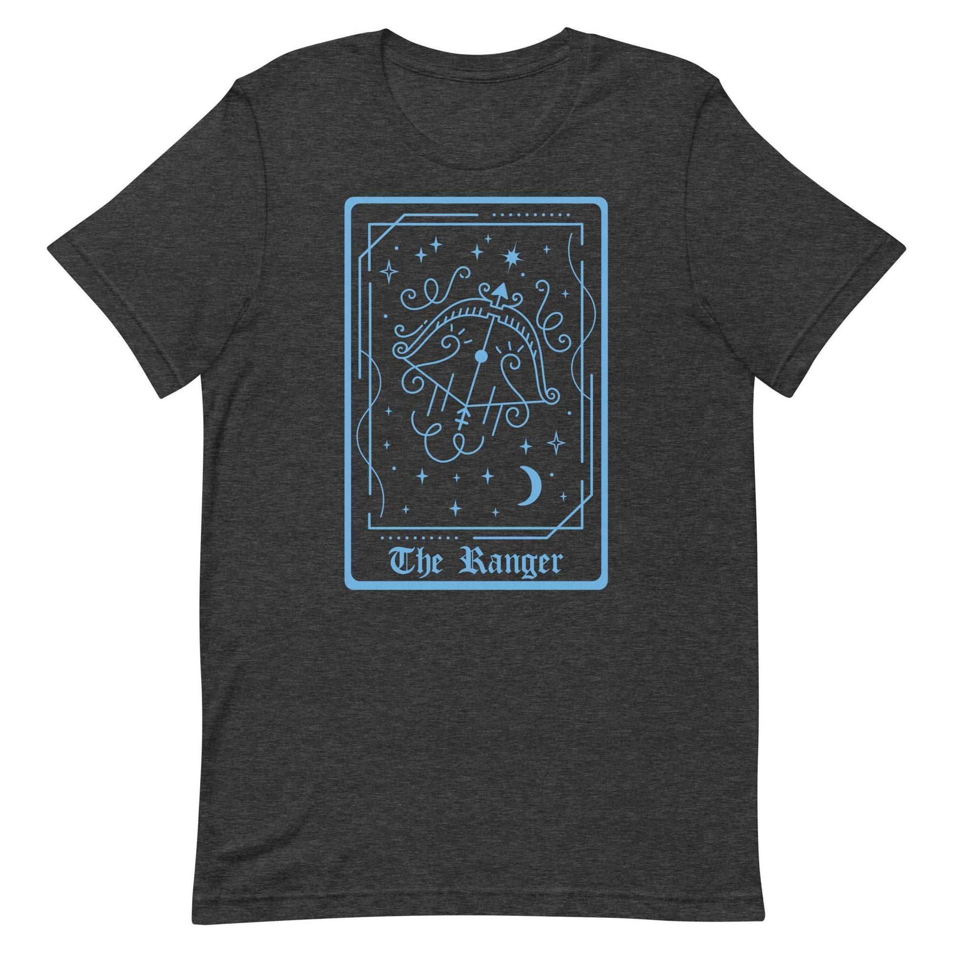 The Ranger Tarot Card T-Shirt – DnD Class Series T-Shirt Dark Grey Heather / S