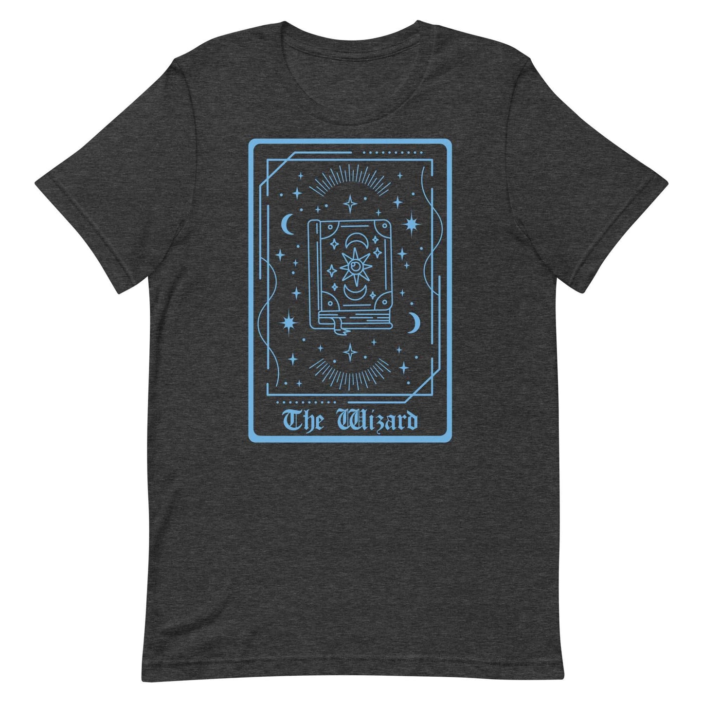 The Wizard Tarot Card T-Shirt – DnD Class Series T-Shirt Dark Grey Heather / S