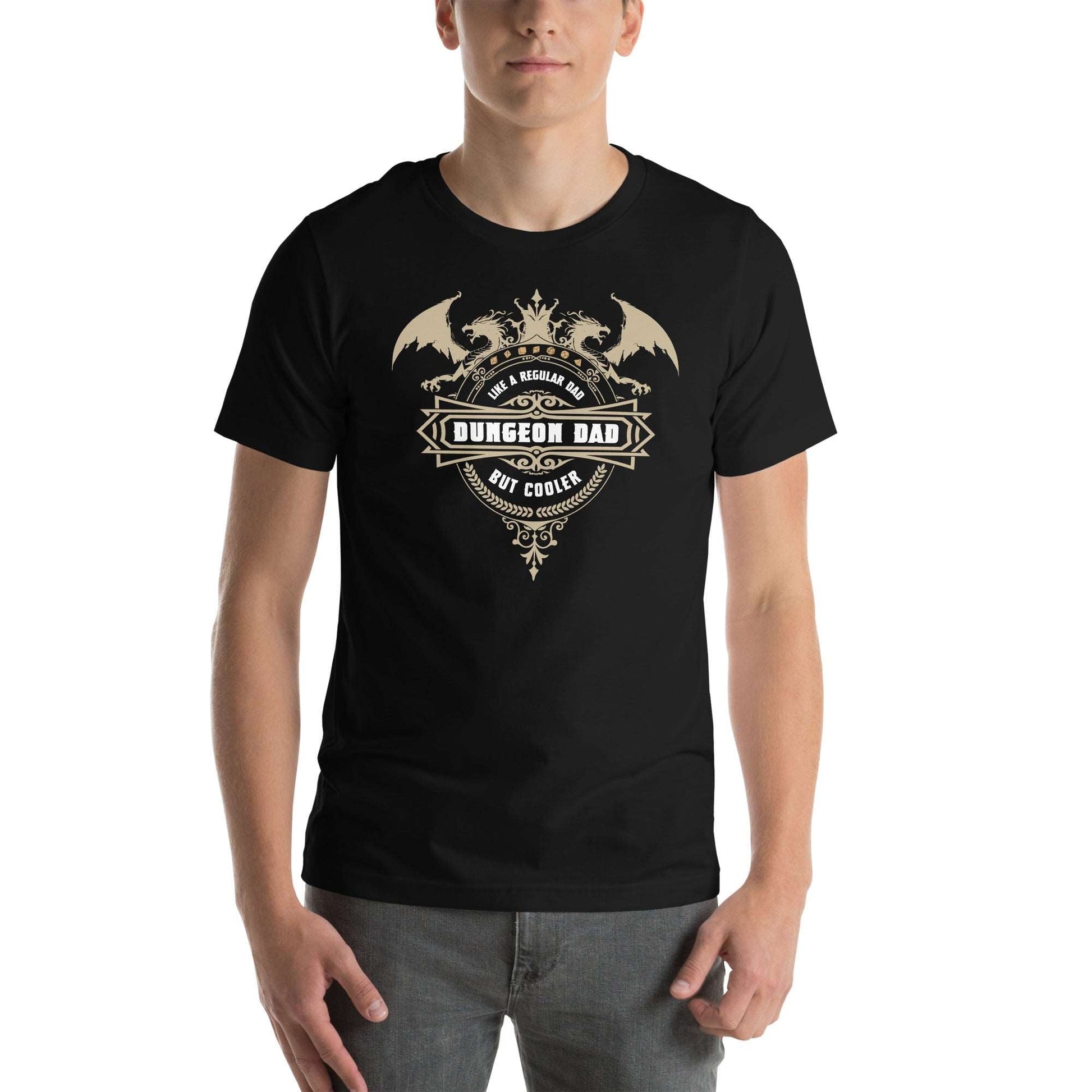 DnD Dungeon Dad Shirt - Dungeons & Dragons Father's Day T-shirt T-Shirt