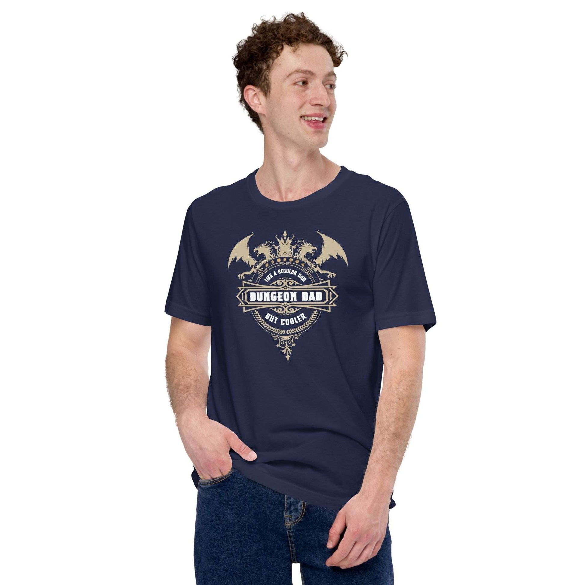 DnD Dungeon Dad Shirt - Dungeons & Dragons Father's Day T-shirt T-Shirt
