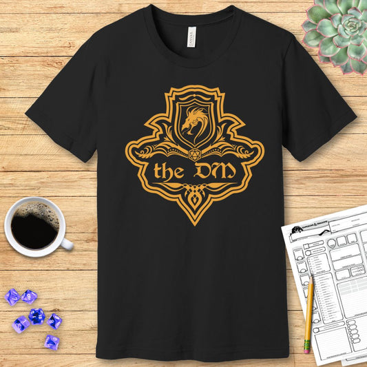 DnD Dungeon Master Emblem T-Shirt - Dungeons & Dragons DM Tee T-Shirt