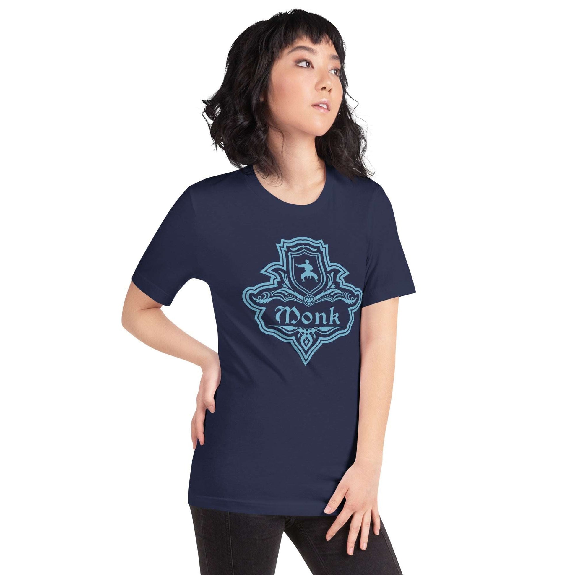 DnD Monk Class Emblem T-Shirt - Dungeons & Dragons Monk Tee T-Shirt