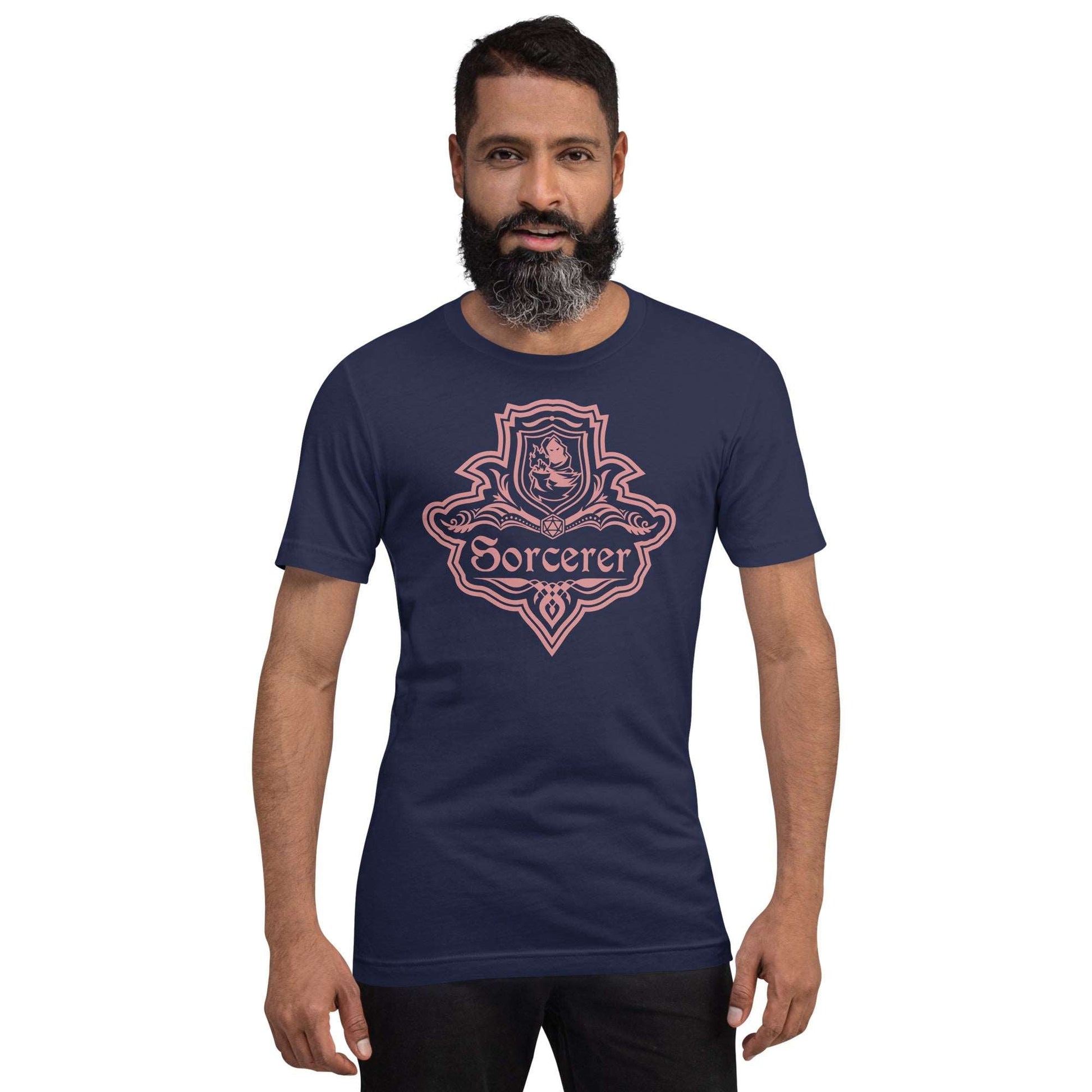 DnD Sorcerer Class Emblem T-Shirt - Dungeons & Dragons Sorcerer Tee T-Shirt