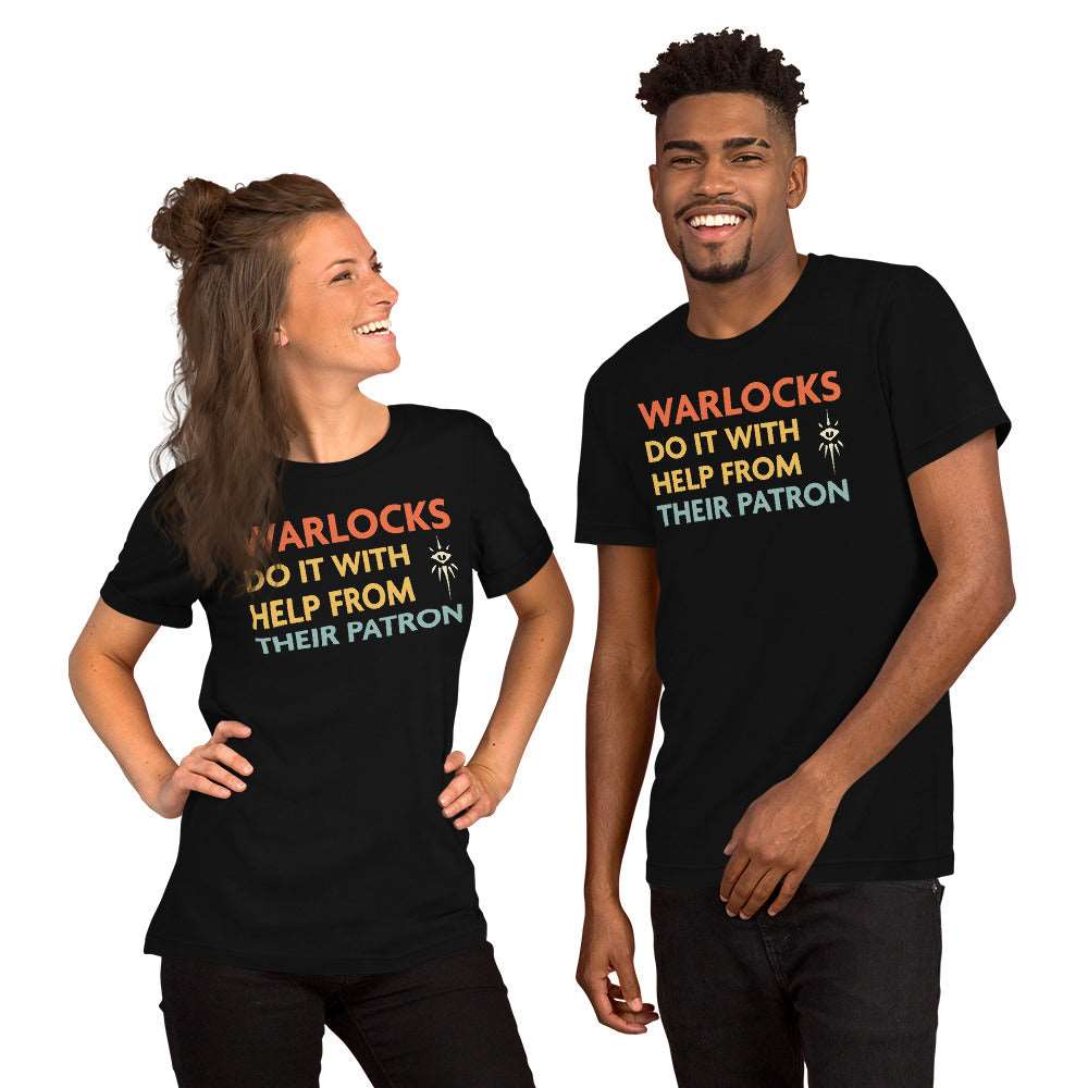 DnD Warlocks Do It Help From Their Patron Shirt T-Shirt
