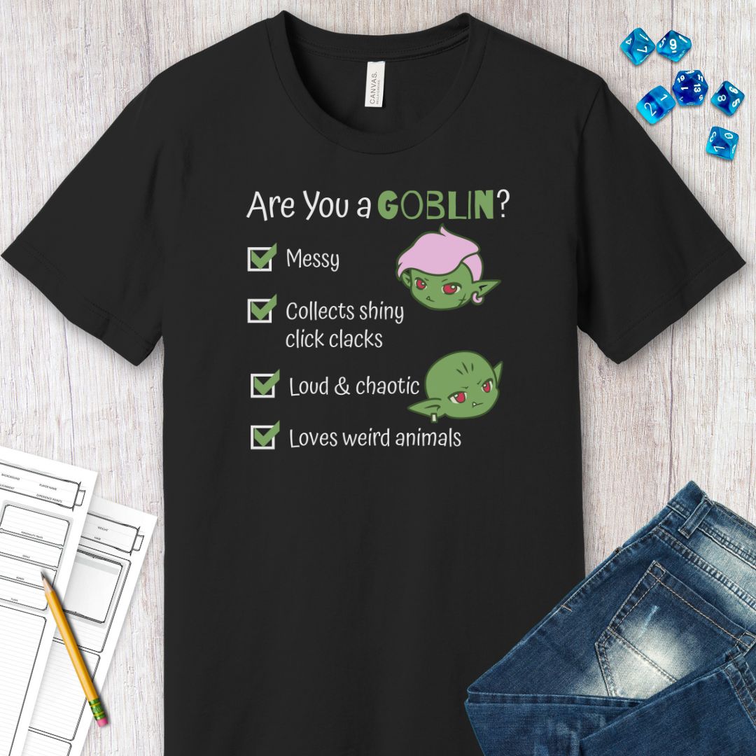 Goblin Quiz Shirt - Funny DnD Goblin Friend T-shirt T-Shirt