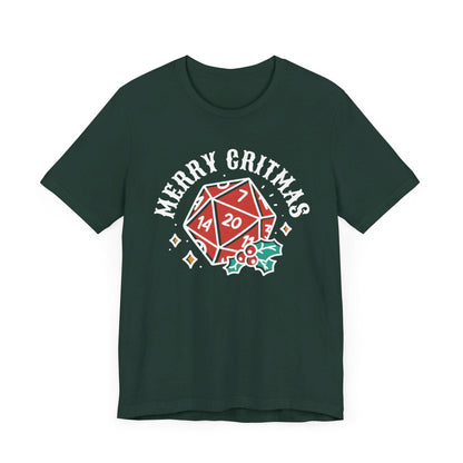 Merry Critmas D20 T-shirt T-Shirt