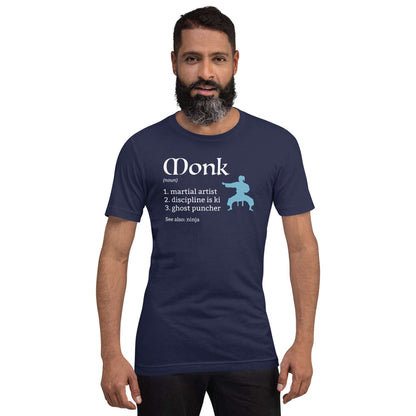 Monk Class Definition T-Shirt – Funny DnD Definition Tee T-Shirt