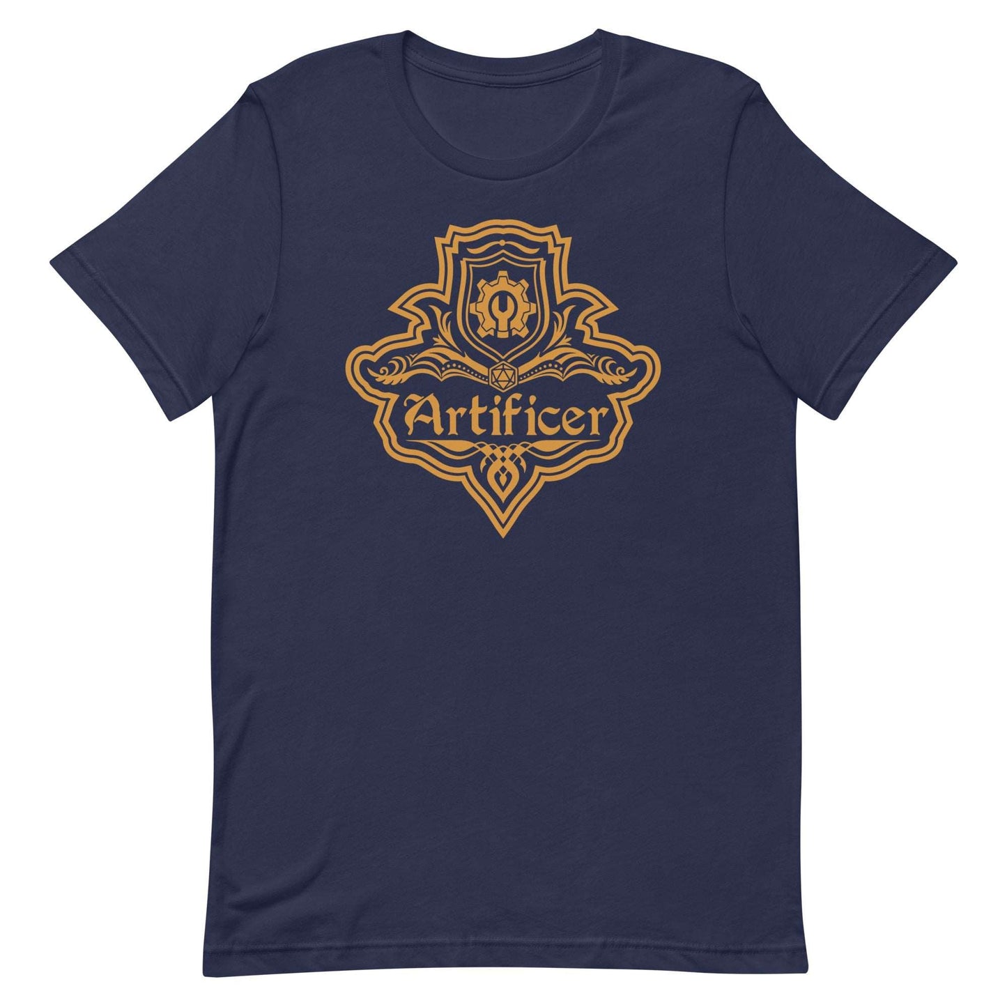 Artificer Class Emblem T-Shirt – DnD Artificer Tee T-Shirt Navy / S