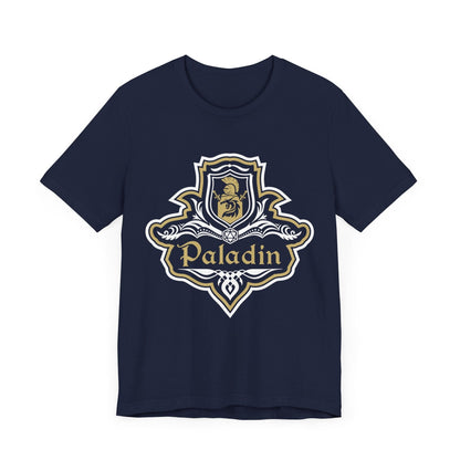 D&D Paladin Class Fancy Emblem T-Shirt T-Shirt Navy / S