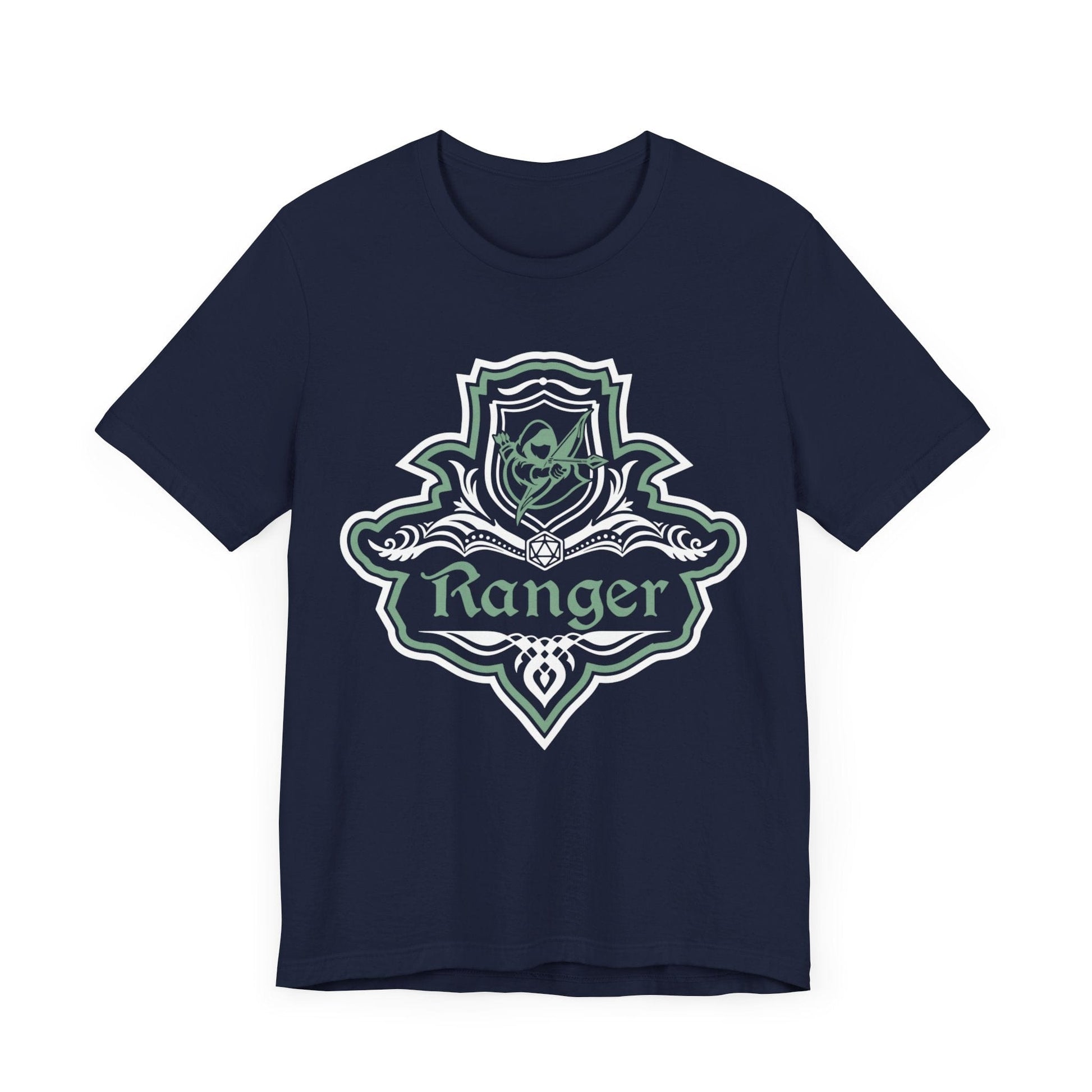 D&D Ranger Class Fancy Emblem Shirt T-Shirt Navy / S