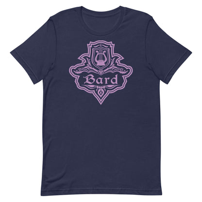 DnD Bard Class Emblem T-Shirt - Dungeons & Dragons Bard Tee T-Shirt Navy / S