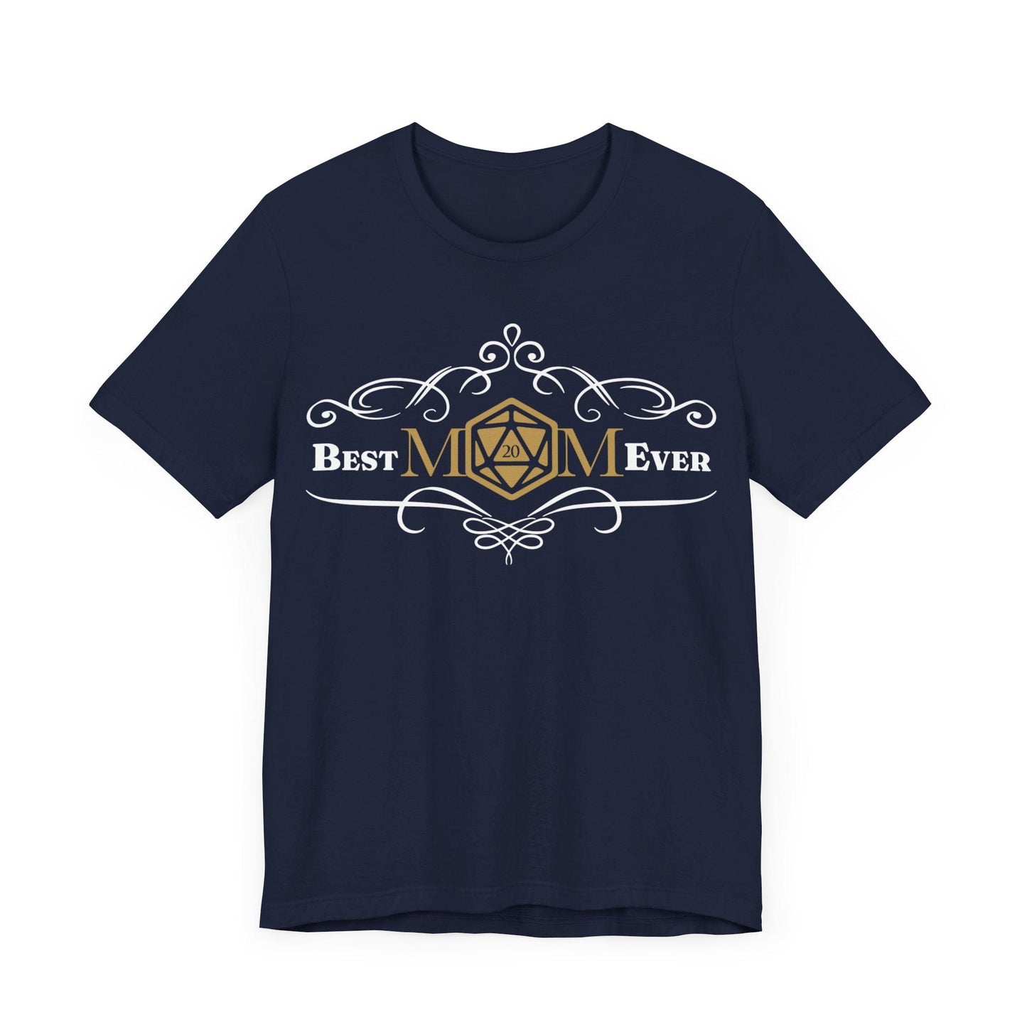 DnD Best Mom Ever T-Shirt T-Shirt Navy / S