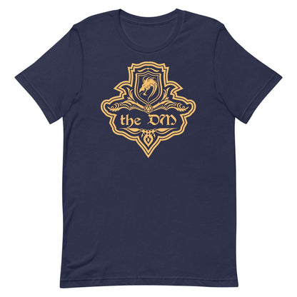 DnD Dungeon Master Emblem T-Shirt - Dungeons & Dragons DM Tee T-Shirt Navy / S