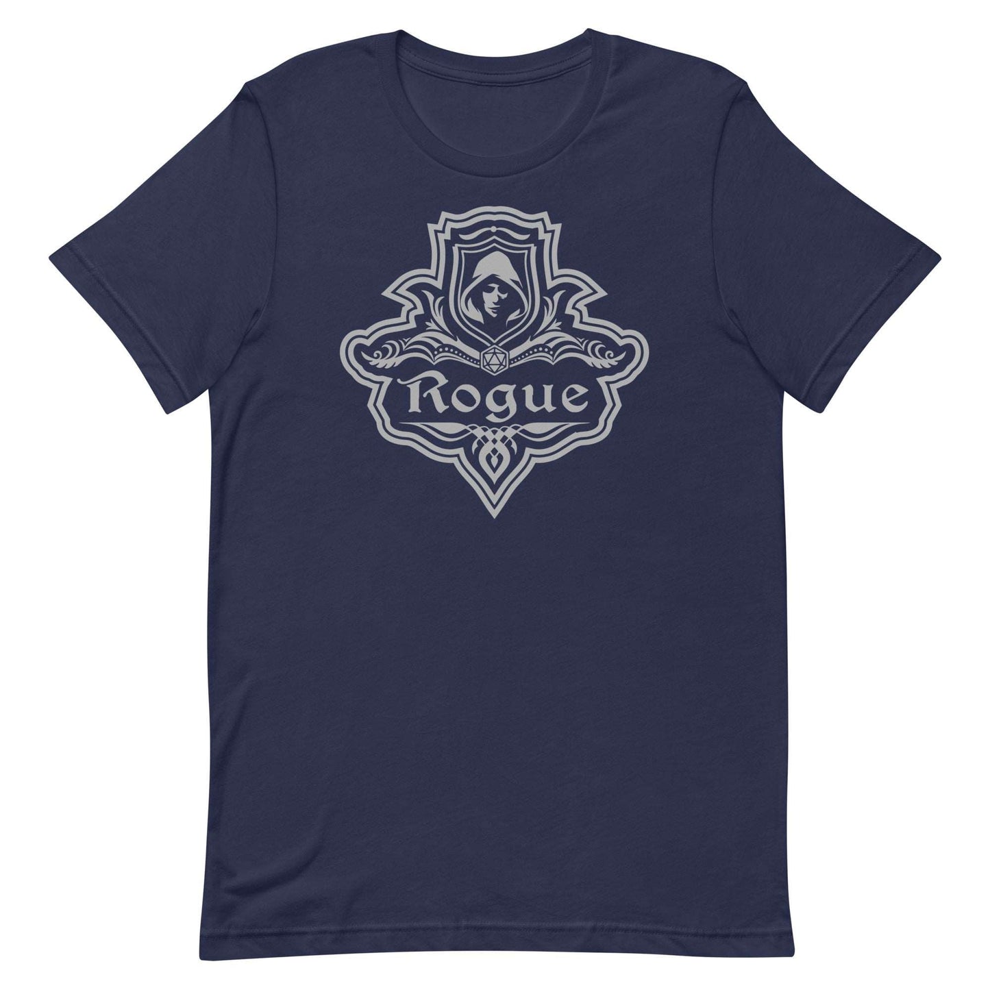 DnD Rogue Class Emblem T-Shirt - Dungeons & Dragons Rogue Tee T-Shirt Navy / S