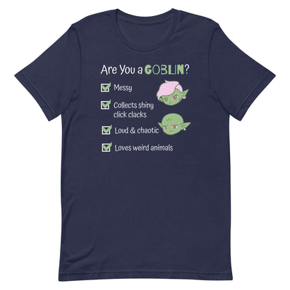 Goblin Quiz Shirt - Funny DnD Goblin Friend T-shirt T-Shirt Navy / S